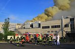 Großbrand bei Panem in Bleicherode (Foto: S. Dietzel)