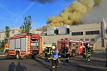 Großbrand bei Panem in Bleicherode (Foto: S. Dietzel)