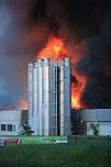 Großbrand bei Panem in Bleicherode (Foto: S. Dietzel)