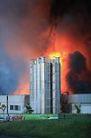 Großbrand bei Panem in Bleicherode (Foto: S. Dietzel)