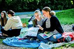 Aufräum-Aktion der Humbolt-Schüler im Stadtpark (Foto: Christoph Keil)