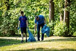 Aufräum-Aktion der Humbolt-Schüler im Stadtpark (Foto: Christoph Keil)