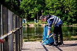 Aufräum-Aktion der Humbolt-Schüler im Stadtpark (Foto: Christoph Keil)