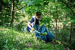 Aufräum-Aktion der Humbolt-Schüler im Stadtpark (Foto: Christoph Keil)