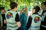 Aufräum-Aktion der Humbolt-Schüler im Stadtpark (Foto: Christoph Keil)