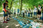 Aufräum-Aktion der Humbolt-Schüler im Stadtpark (Foto: Christoph Keil)