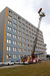 Auf dem Schachtbaugelände fand heute eine Großübung von Feuerwehr und Rettungskräften statt (Foto: agl)