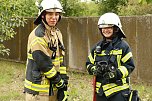 Auf dem Schachtbaugelände fand heute eine Großübung von Feuerwehr und Rettungskräften statt (Foto: agl)