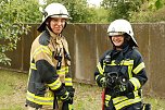 Auf dem Schachtbaugelände fand heute eine Großübung von Feuerwehr und Rettungskräften statt (Foto: agl)