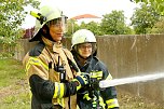 Auf dem Schachtbaugelände fand heute eine Großübung von Feuerwehr und Rettungskräften statt (Foto: agl)