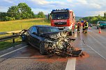 Unfall nach Verfolgungsjagd (Foto: S.Deitezl)