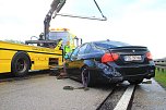 Unfall nach Verfolgungsjagd (Foto: S.Deitezl)