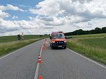 Schwerer Unfall auf der B 243 (Foto: Feuerwehr Großwechsungen/Silvio Dietzel)