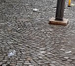 Müll an der Haltestelle Marktplatz (Foto: A .Adlerauge)