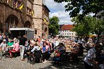 Das 52. Rolandsfest wurde nach zwei Jahren Pause heute auf dem Rathausplatz in Nordhausen eröffnet (Foto: agl)