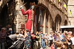 Das 52. Rolandsfest wurde nach zwei Jahren Pause heute auf dem Rathausplatz in Nordhausen eröffnet (Foto: agl)