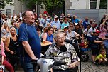 Das 52. Rolandsfest wurde nach zwei Jahren Pause heute auf dem Rathausplatz in Nordhausen eröffnet (Foto: agl)