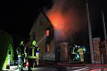 Wohnhaus in Oberspier ausgebrannt (Foto: S. Dietzel)