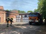 Brand an der Alten Weberei (Foto: privat)