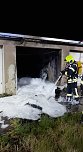 Garagenbrand in Bad Frankenhausen (Foto: S. Dietzel)