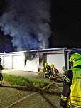 Garagenbrand in Bad Frankenhausen (Foto: S. Dietzel)