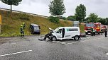 Verkehrsunfall bei Marth (Foto: Feuerwehr Arenshausen/SIlvio Dietzel)