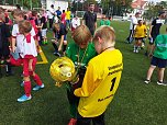 Viel Spaß hatten die kleinen Fußballer aus Langensalzas Grundschulen am Donnerstag (Foto: M.Fromm)