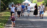 Am Zieleinlauf herrschte Volksfeststimmung (Foto: oas)