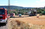 Löschen eines Feldbrandes (Foto: Feuerwehr Heiligenstadt)