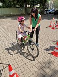 Fahrradkurs an der Kreisvolkshochschule Nordhausen (Foto: Kreissportbund Nordhausen)