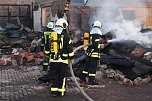 Der Tag nach dem Großbrand in Bothenheilingen (Foto: S.Dietzel)