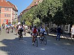 Über 150 Fahrradfahrer sind heute unterwegs nach Apolda (Foto: oas)