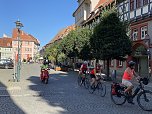 Über 150 Fahrradfahrer sind heute unterwegs nach Apolda (Foto: oas)