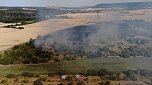 Feldbrand bei Großfurra (Foto: S. Dietzel)