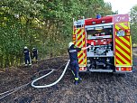 Feldbrand wurde fast zum Waldbrand (Foto: Alexander-Raphael Beck)