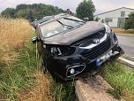 Verkehrsunfall zwischen Kleinfurra und Hain (Foto: S. Dietzel)