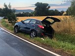 Verkehrsunfall zwischen Kleinfurra und Hain (Foto: S. Dietzel)