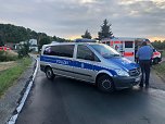Verkehrsunfall zwischen Kleinfurra und Hain (Foto: S. Dietzel)
