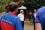 Rettung aus der Finsternis - am Rabensteiner Stollen wurde heute die Rettung unter Tage geprobt (Foto: agl)