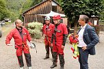 Rettung aus der Finsternis - am Rabensteiner Stollen wurde heute die Rettung unter Tage geprobt (Foto: agl)