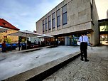 Wiedereröffnung des Kaffeehauses an der Bibliothek (Foto: P.Blei)