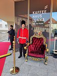 Wiedereröffnung des Kaffeehauses an der Bibliothek (Foto: P.Blei)