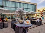 Wiedereröffnung des Kaffeehauses an der Bibliothek (Foto: P.Blei)