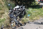 Schrecklicher Unfall auf der B 243 (Foto: S. Dietzel)