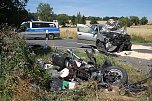 Schrecklicher Unfall auf der B 243 (Foto: S. Dietzel)