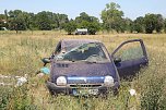 Unfall heute Mittag bei Wolkramshausen (Foto: S.Dietzel)