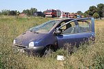 Unfall heute Mittag bei Wolkramshausen (Foto: S.Dietzel)