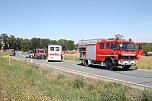 Unfall heute Mittag bei Wolkramshausen (Foto: S.Dietzel)