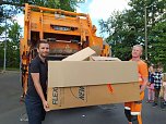 Zur Ferienfreizeit an der Grundschule Niedersalza waren die Abfallexperten des Landkreises zu Gast (Foto: Pressestelle Landratsamt Nordhausen)