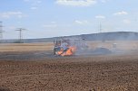 Verhinderter Feldbrand heute Mittag (Foto: S.Dietzel)